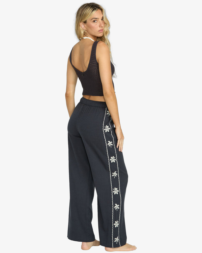 Load image into Gallery viewer, Billabong Women&#39;s Days End Elasticated Trousers Black Sands 24B122502-BSD
