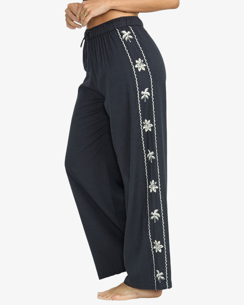 Load image into Gallery viewer, Billabong Women&#39;s Days End Elasticated Trousers Black Sands 24B122502-BSD
