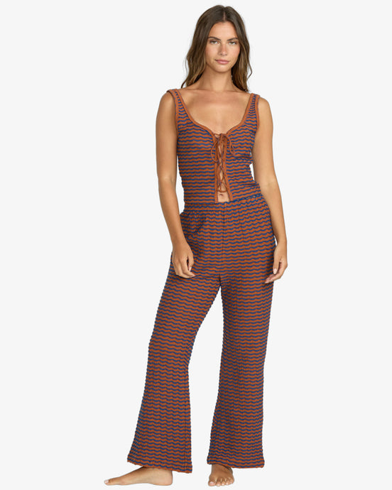 Billabong Women's Hot Tides Knt Elasticated Trousers Sedona 24B122505-CNS0