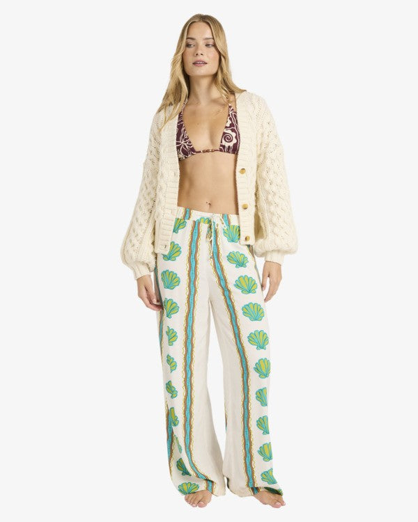 Load image into Gallery viewer, Billabong Women's Coastal Crush Elasticated Pants Salt Crystal 24B124500-SCS1
