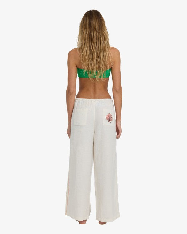 Load image into Gallery viewer, Billabong Women's Wave Haze Lightweight Pants Salt Crystal 24B124510-SCS
