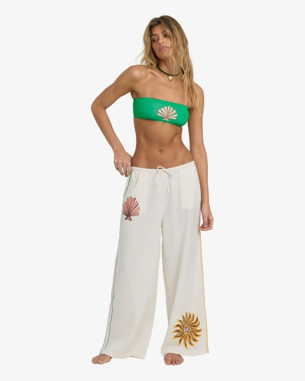 Load image into Gallery viewer, Billabong Women's Wave Haze Lightweight Pants Salt Crystal 24B124510-SCS
