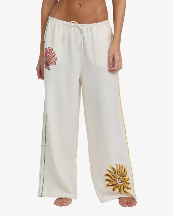 Load image into Gallery viewer, Billabong Women's Wave Haze Lightweight Pants Salt Crystal 24B124510-SCS

