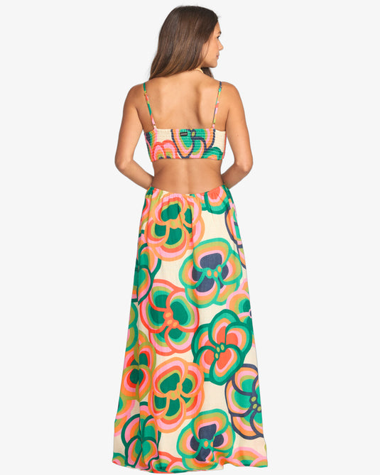 Billabong Women's Mami Wata True Desire Maxi Dress Multi 24B132526-MUL