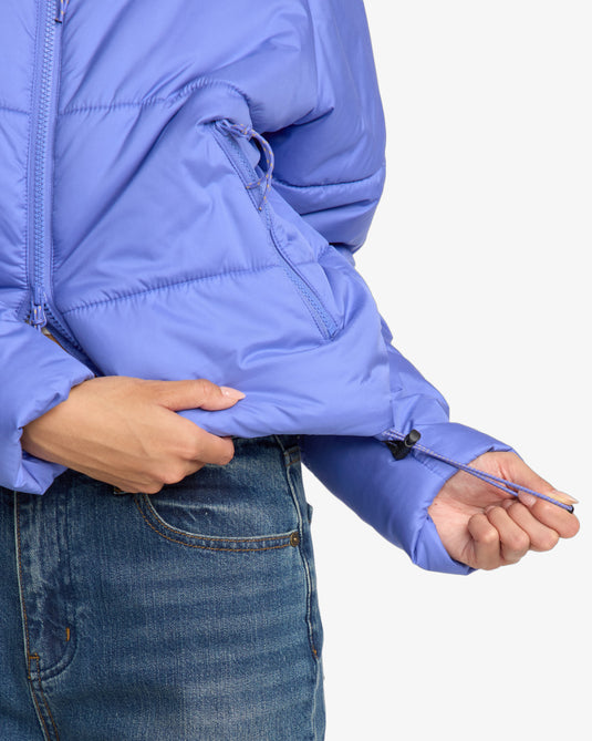 Billabong Women's High Line Quilted Puffer Jacket Iris 24B153503-IRS