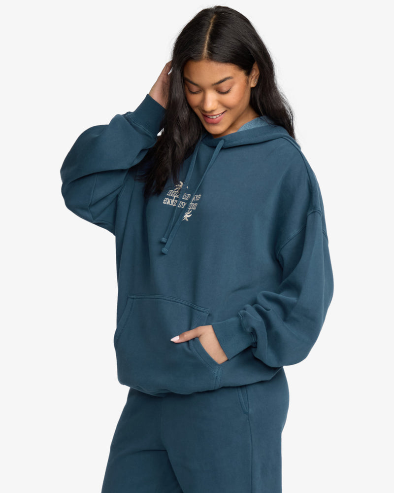Load image into Gallery viewer, Billabong Women&#39;s Best Wishes Hoodie Navy 24B413504-NVY

