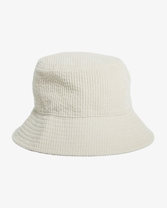 Billabong Women's Beachy Bucket Hat White Cap 24E551506-WCP
