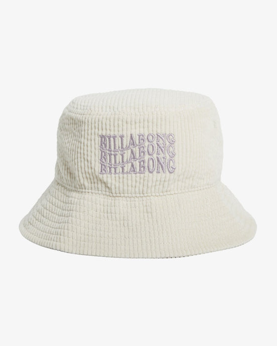Billabong Women's Beachy Bucket Hat White Cap 24E551506-WCP
