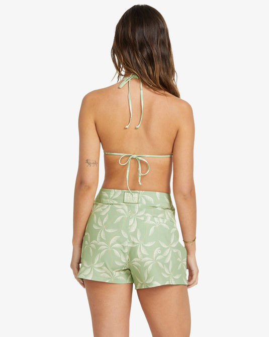 Billabong Women's Gone Tropic Board Shorts Pistachio 24O081503_GFM0