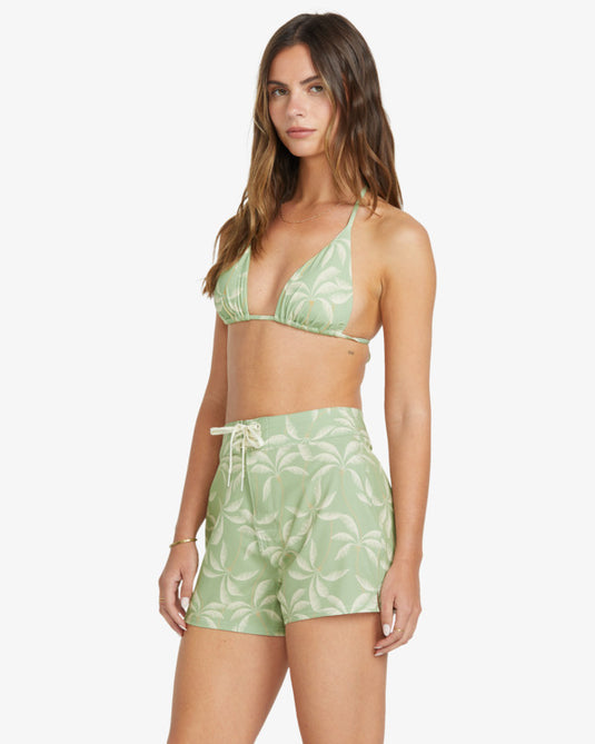 Billabong Women's Gone Tropic Board Shorts Pistachio 24O081503_GFM0