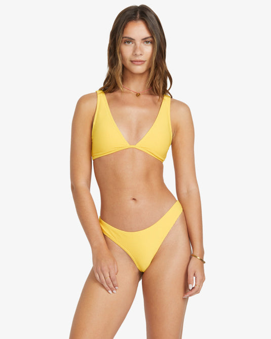 Billabong Women's Tanlines Skimpy Coverage Bikini Bottoms Sunburst 24O231528_SBU