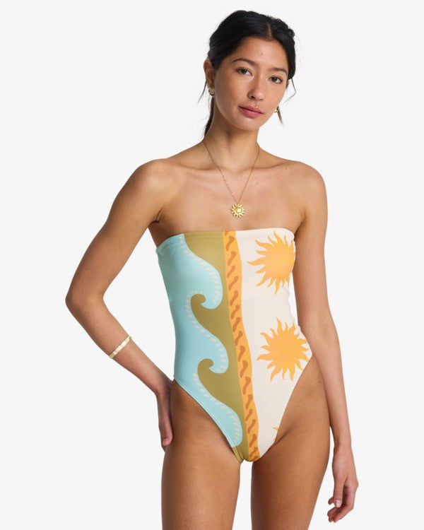 Load image into Gallery viewer, Billabong Women's Sunblind Tully Hi One Piece Swimsuit Salt Crystal 24O301604-SCS1
