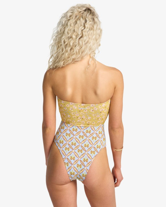 Billabong Women's Soul Stoke Andrew One Piece Swimsuit Twilight Blue 24O301610-TWB1
