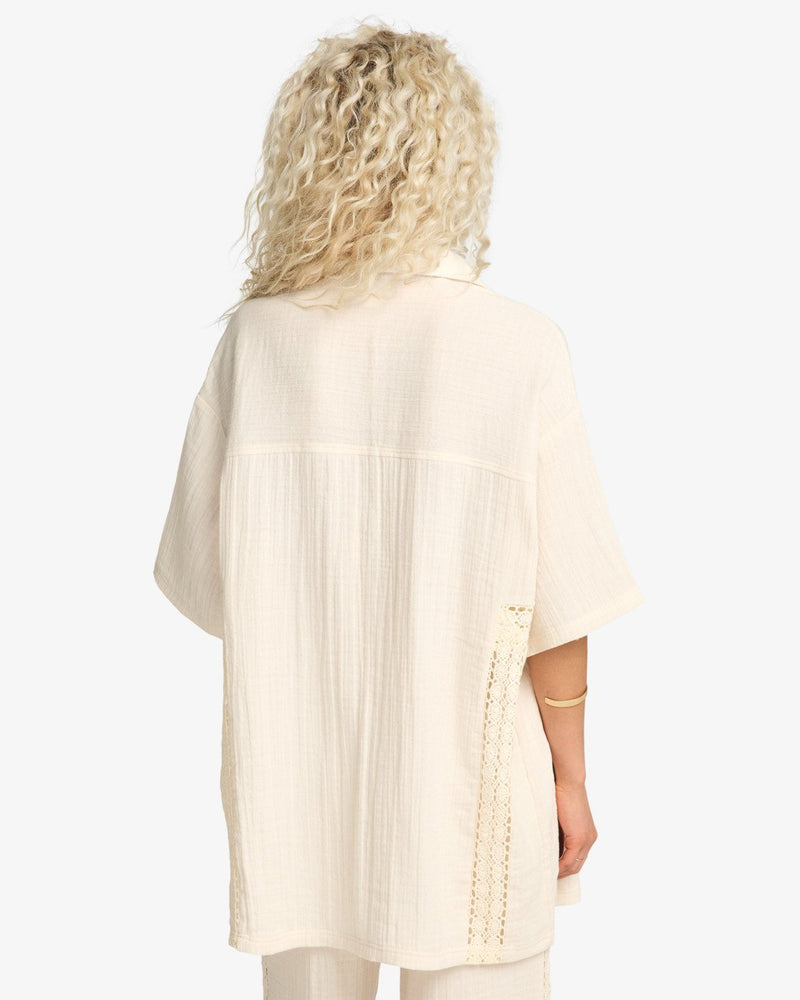 Load image into Gallery viewer, Billabong Women's Feelin Fine Shirt White Cap 24O601600-WCP
