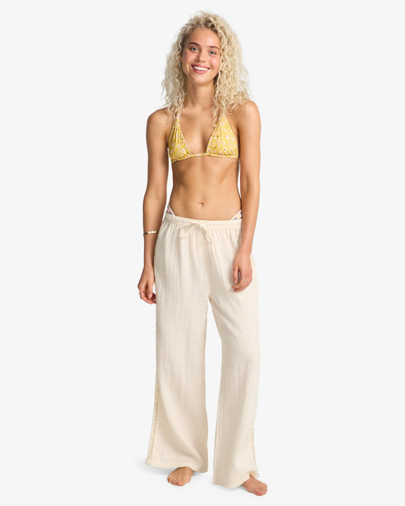 Load image into Gallery viewer, Billabong Women's Feelin Fine Beach Pants White Cap 24O601601-WCP

