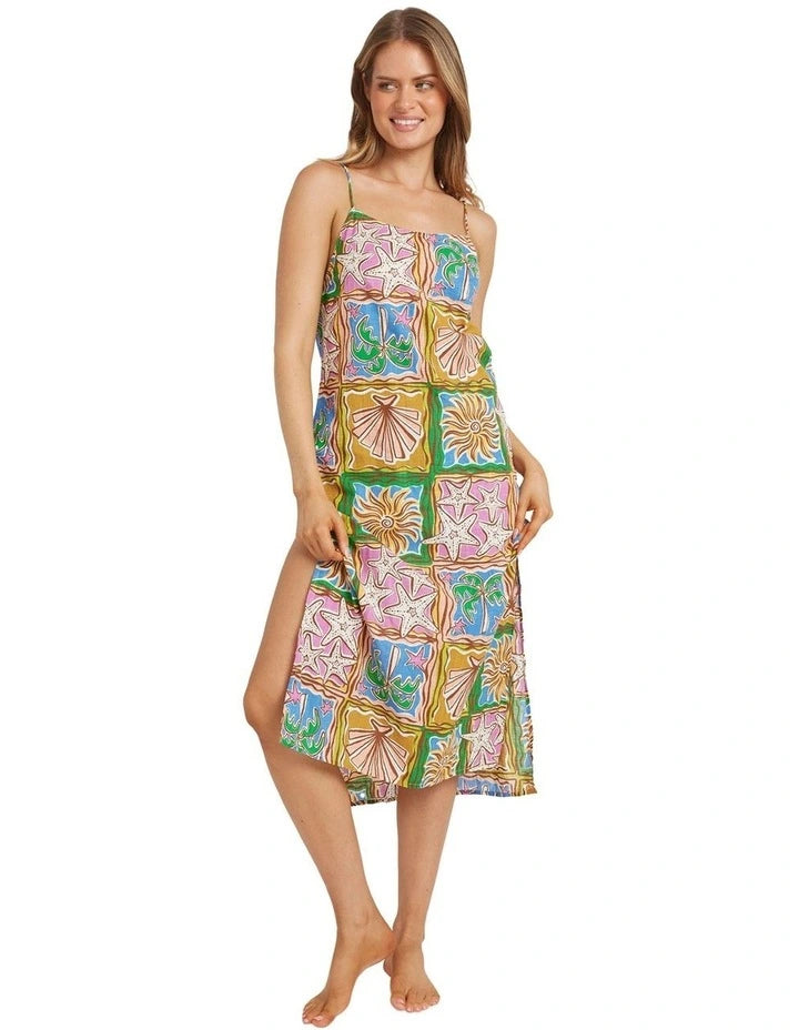 Load image into Gallery viewer, Billabong Women's Heat Dream Midi Dress Multi 24O604502-MUL
