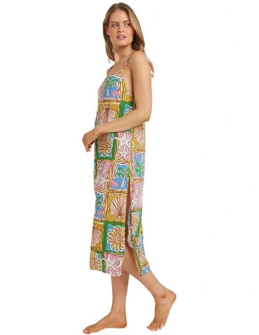 Billabong Women's Heat Dream Midi Dress Multi 24O604502-MUL