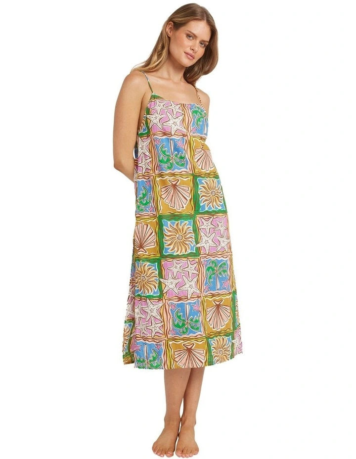 Load image into Gallery viewer, Billabong Women's Heat Dream Midi Dress Multi 24O604502-MUL
