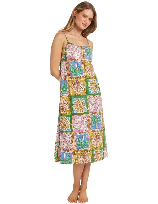 Billabong Women's Heat Dream Midi Dress Multi 24O604502-MUL