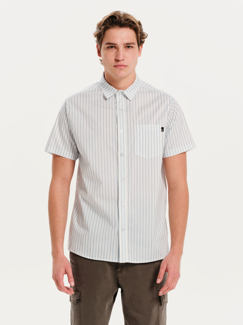 Load image into Gallery viewer, Emerson Men's Patern Short Sleeve Shirt Blue 251.EM61.04PR-Pr525-Blue
