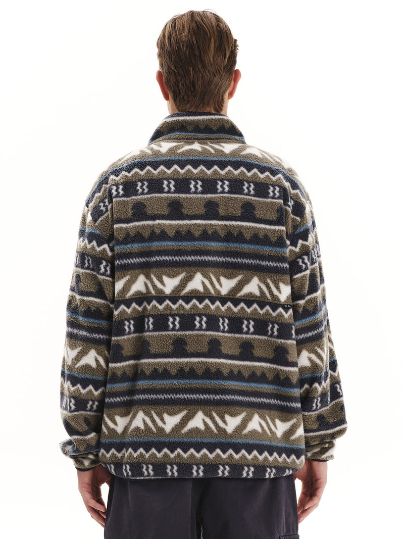 Load image into Gallery viewer, Emerson Men's High-Pile Half Zip Fleece Dusty Olive PR538
