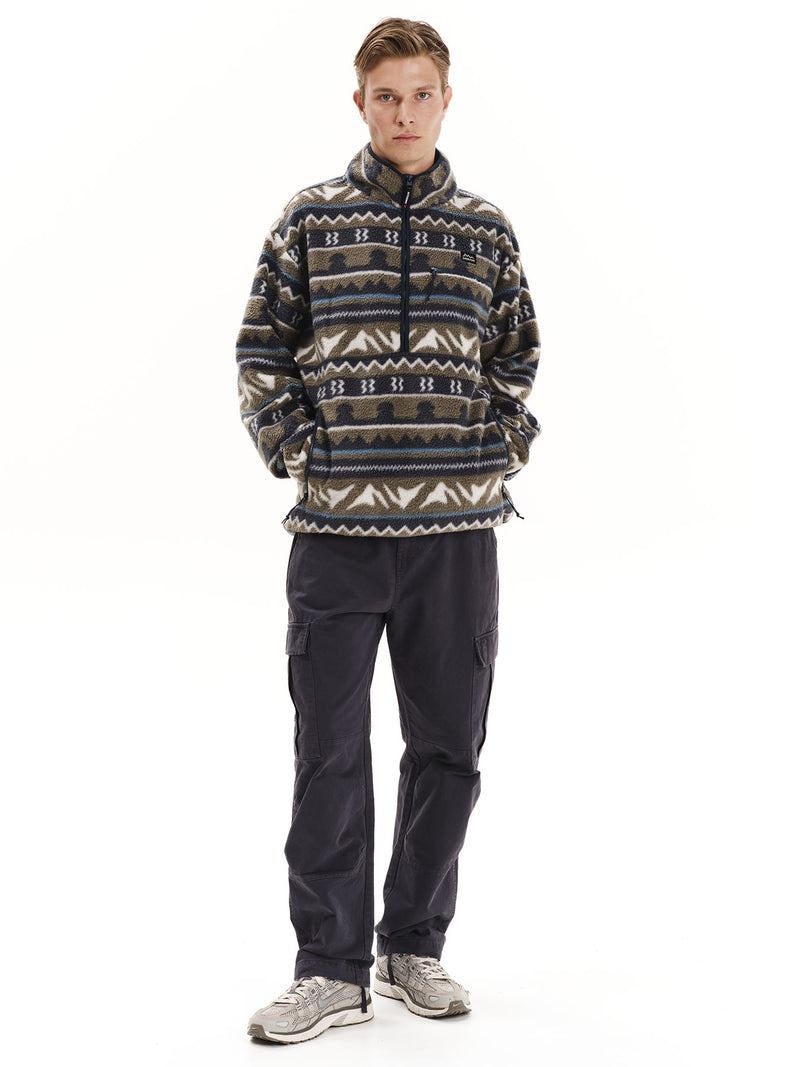 Load image into Gallery viewer, Emerson Men's High-Pile Half Zip Fleece Dusty Olive PR538
