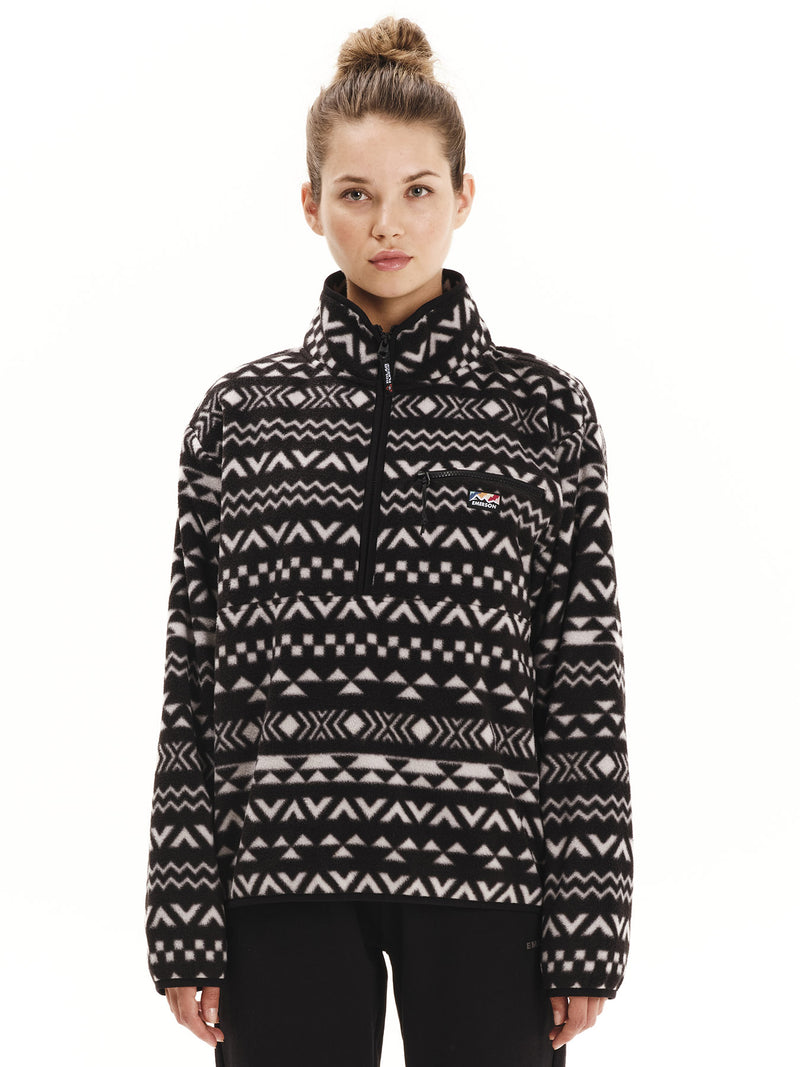 Load image into Gallery viewer, Emerson Women's Half Zip Fleece Black 252.EW28.141-BLACK
