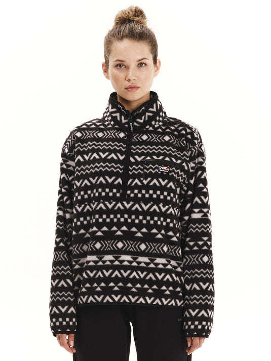 Emerson Women's Half Zip Fleece Black 252.EW28.141-BLACK