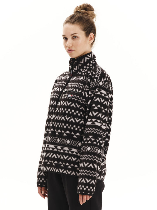 Emerson Women's Half Zip Fleece Black 252.EW28.141-BLACK