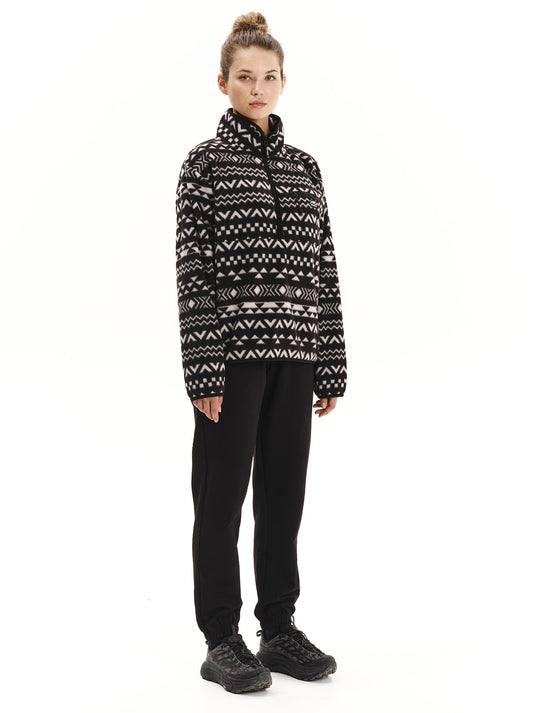 Emerson Women's Half Zip Fleece Black 252.EW28.141-BLACK
