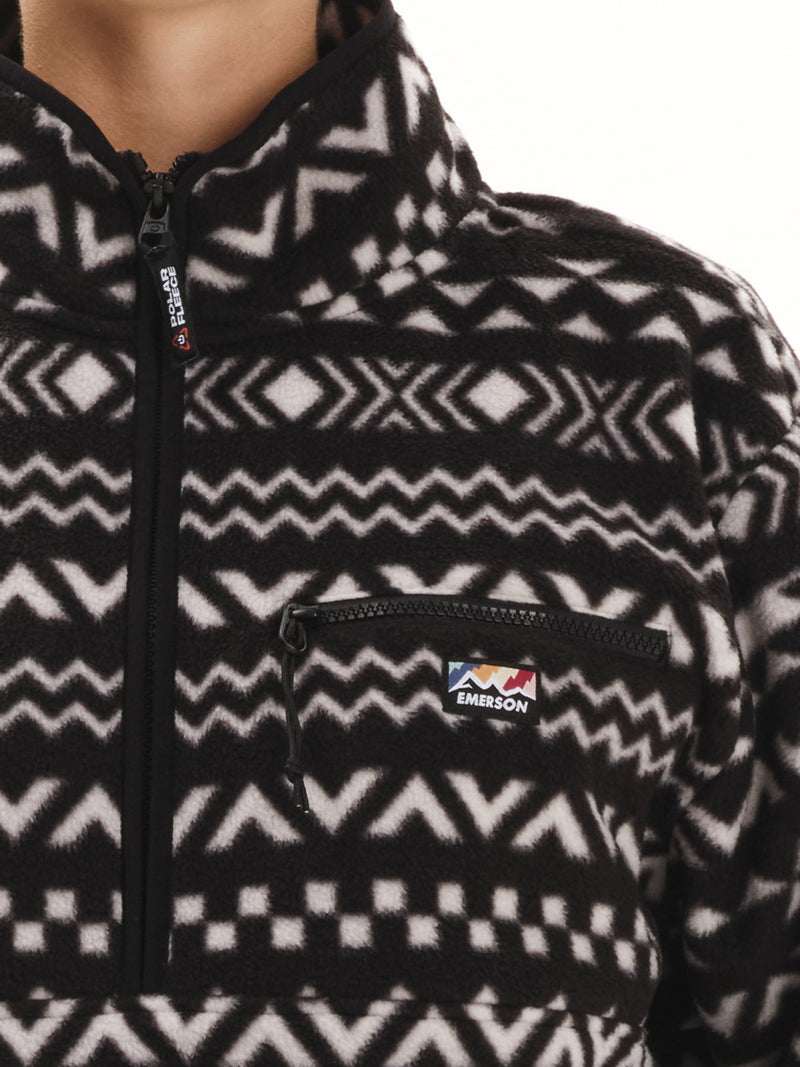 Load image into Gallery viewer, Emerson Women's Half Zip Fleece Black 252.EW28.141-BLACK
