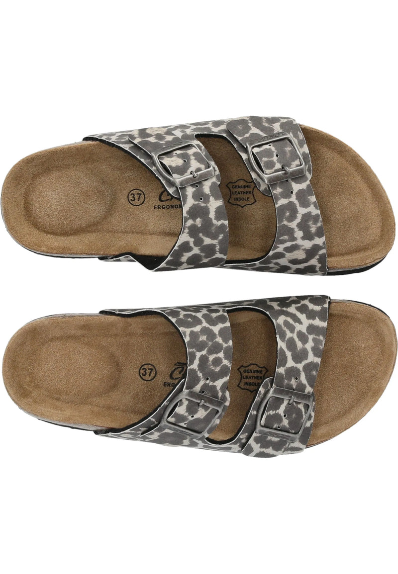 Load image into Gallery viewer, Cruz Women&#39;s Whitehill Cork Sandal Leopard CR151945-8002
