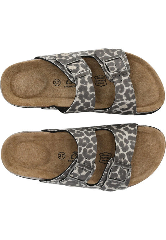 Cruz Women's Whitehill Cork Sandal Leopard CR151945-8002