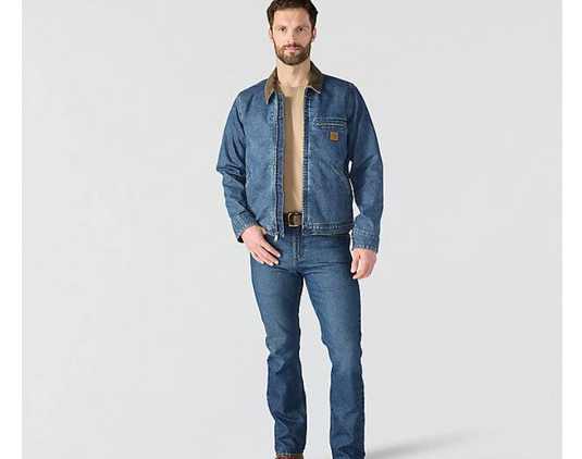 Carhartt Men's Denim Detroit Jacket Muskegon 107327-HT6
