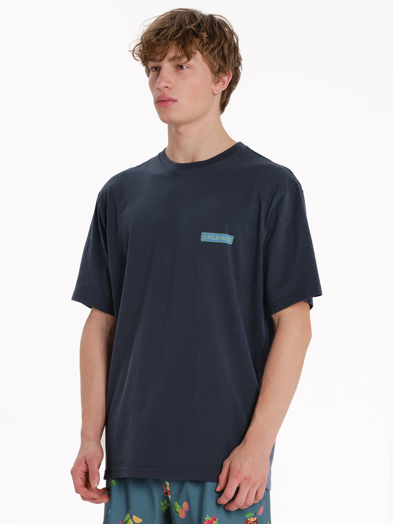 Load image into Gallery viewer, Emerson Men's Nicaraqua T-shirt Dusky Blue 261.EM33.16-Dusky-Blue
