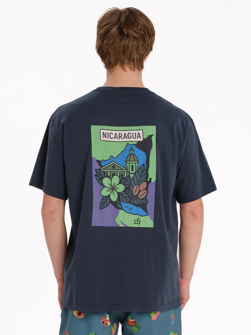 Load image into Gallery viewer, Emerson Men's Nicaraqua T-shirt Dusky Blue 261.EM33.16-Dusky-Blue
