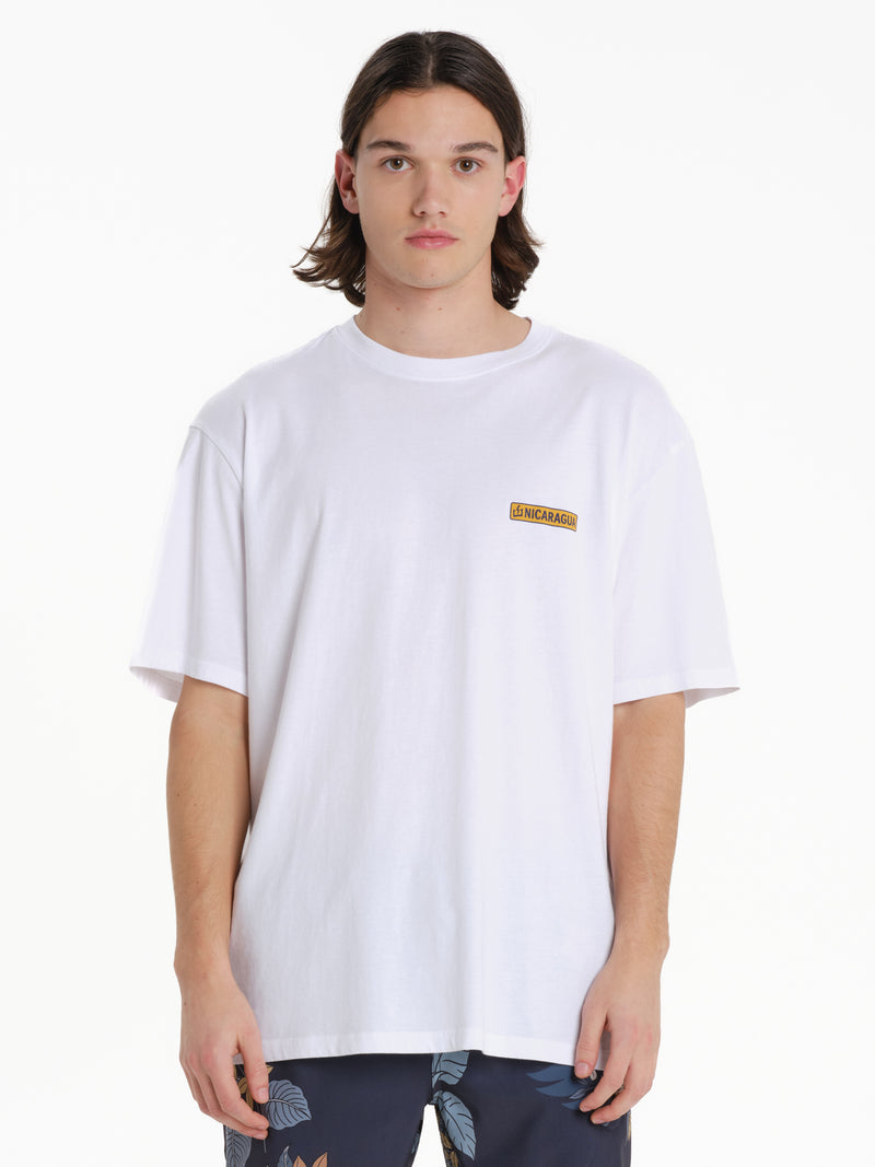 Load image into Gallery viewer, Emerson Men's Nicaragua Short Sleeve T-shirt White 261.EM33.16-White
