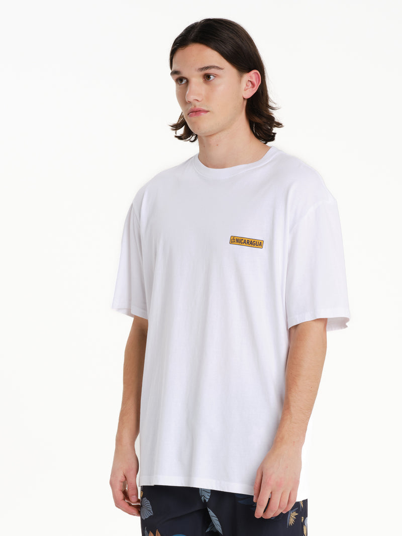 Load image into Gallery viewer, Emerson Men's Nicaragua Short Sleeve T-shirt White 261.EM33.16-White

