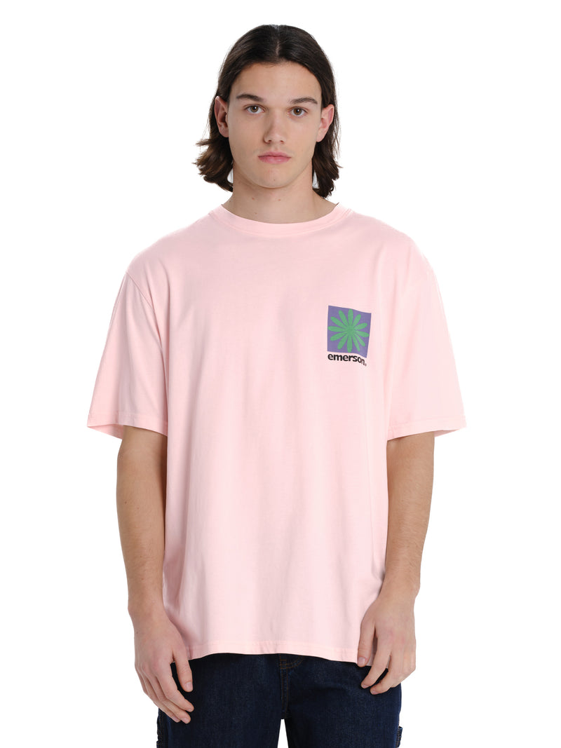 Load image into Gallery viewer, Emerson Men's "Concious State Of Mind" Short Sleeve T-shirt Blush Pink 261.EM33.19-Blush-Pink
