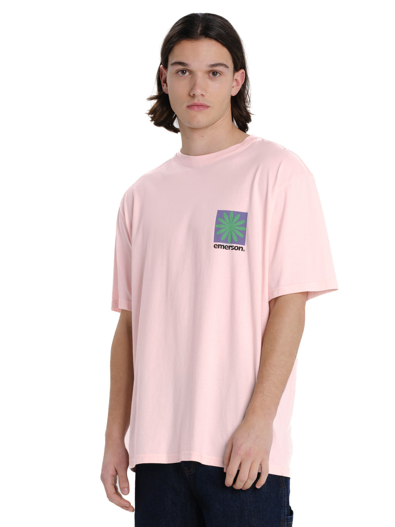 Load image into Gallery viewer, Emerson Men's "Concious State Of Mind" Short Sleeve T-shirt Blush Pink 261.EM33.19-Blush-Pink
