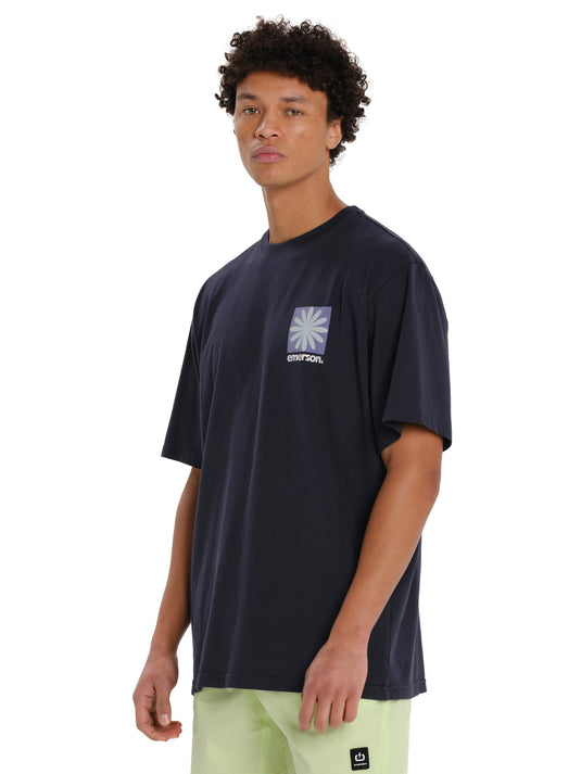Emerson Men's "Concious State Of Mind" Short Sleeve T-shirt D. Navy 261.EM33.19B-D-Navy