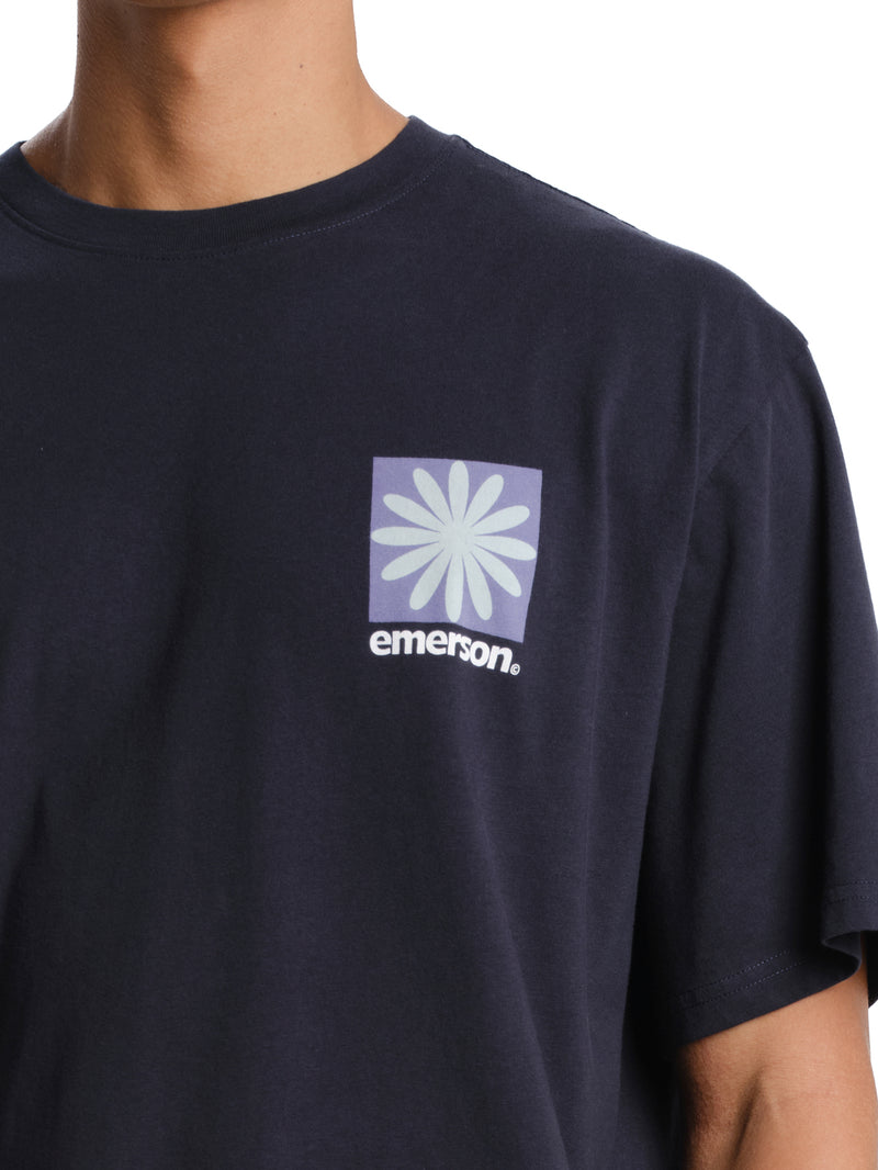 Load image into Gallery viewer, Emerson Men's "Concious State Of Mind" Short Sleeve T-shirt D. Navy 261.EM33.19B-D-Navy
