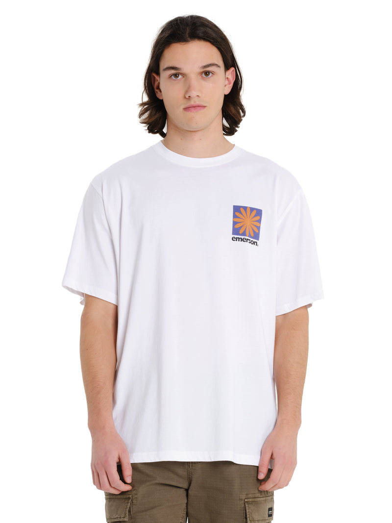 Load image into Gallery viewer, Emerson Men's "Concious State Of Mind" Short Sleeve T-shirt White 261.EM33.19B-White
