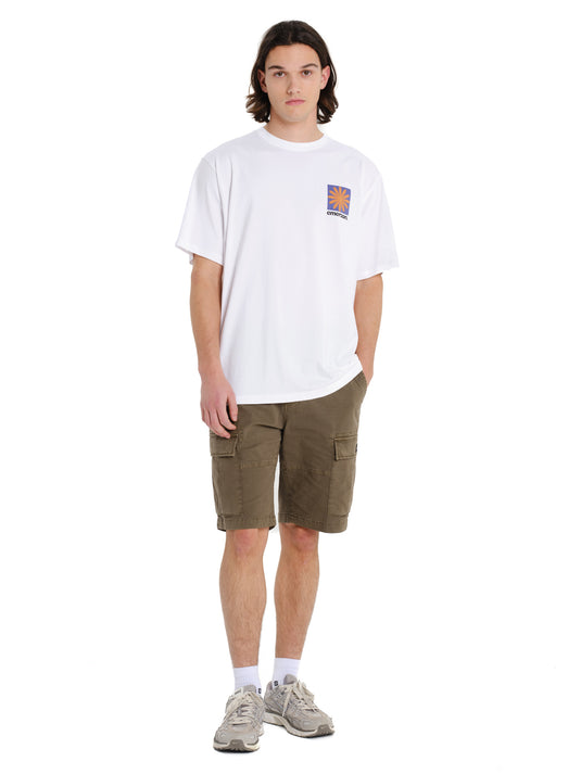 Emerson Men's "Concious State Of Mind" Short Sleeve T-shirt White 261.EM33.19B-White