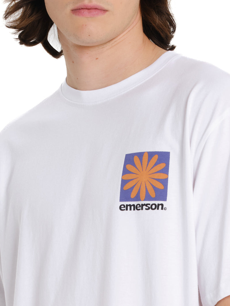 Load image into Gallery viewer, Emerson Men's "Concious State Of Mind" Short Sleeve T-shirt White 261.EM33.19B-White
