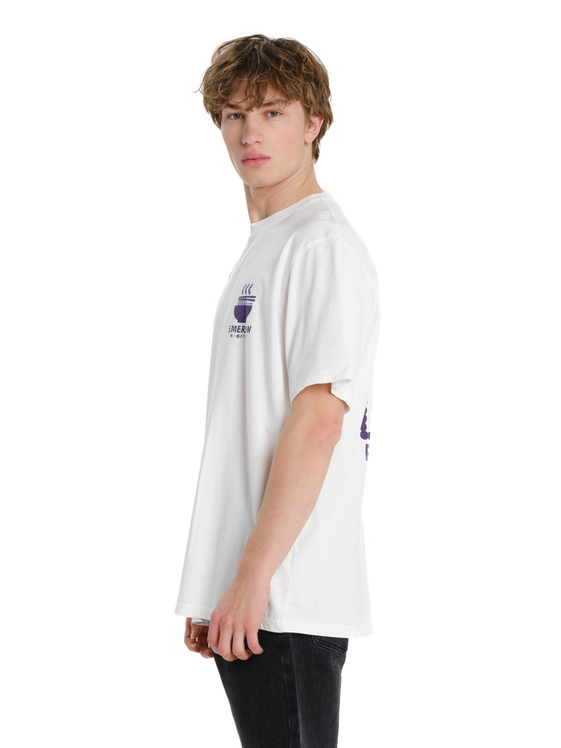 Load image into Gallery viewer, Emerson Men's "Ramen Club" Short Sleeve T-shirt 261.EM33.23-Frosty-White
