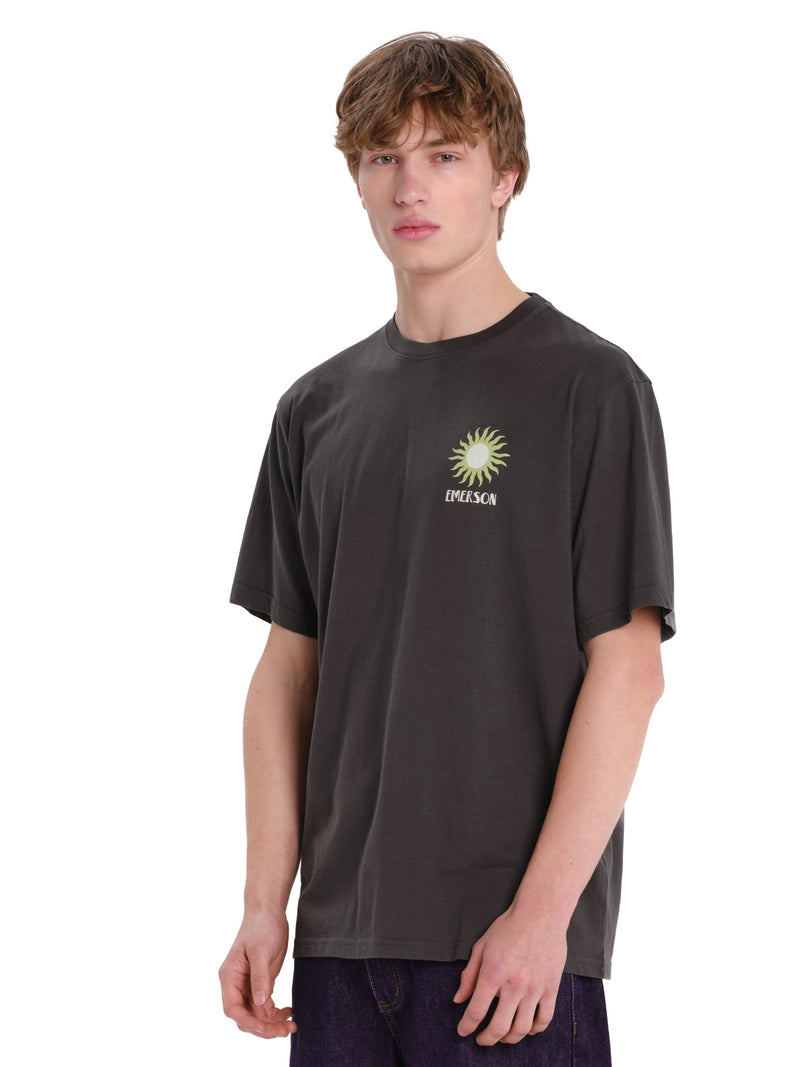 Load image into Gallery viewer, Emerson Men's "Conscious Living" Short Sleeve T-shirt Charcoal 261.EM33.27-Charcoal
