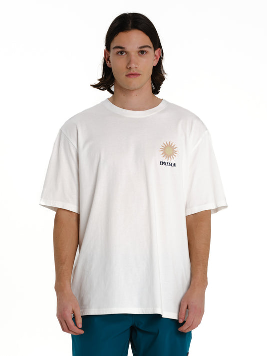 Emerson Men's "Conscious Living" Short Sleeve T-shirt Frosty White 261.EM33.27-Frosty-White