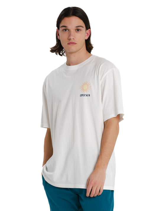 Emerson Men's "Conscious Living" Short Sleeve T-shirt Frosty White 261.EM33.27-Frosty-White