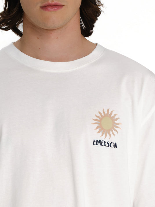 Emerson Men's "Conscious Living" Short Sleeve T-shirt Frosty White 261.EM33.27-Frosty-White